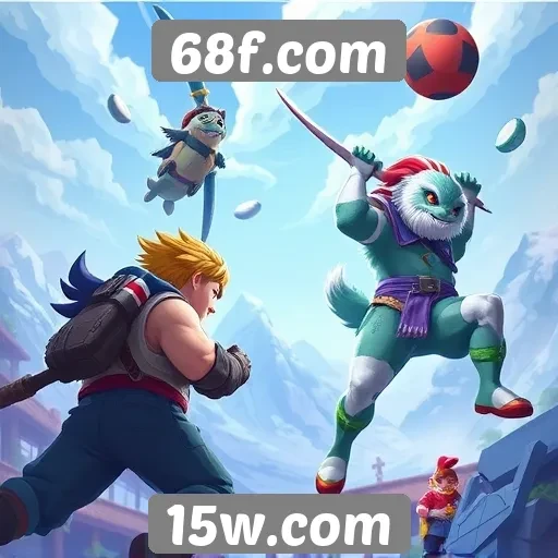 Exploração dos jogos populares no site 68f.com
